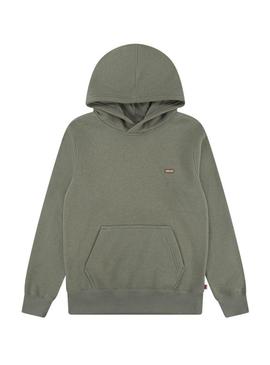 Moletom Levis Mini Batwing verde para menino