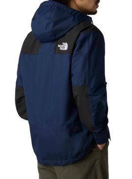 Corta-vento The North Face Reign On azul e preto para homem.