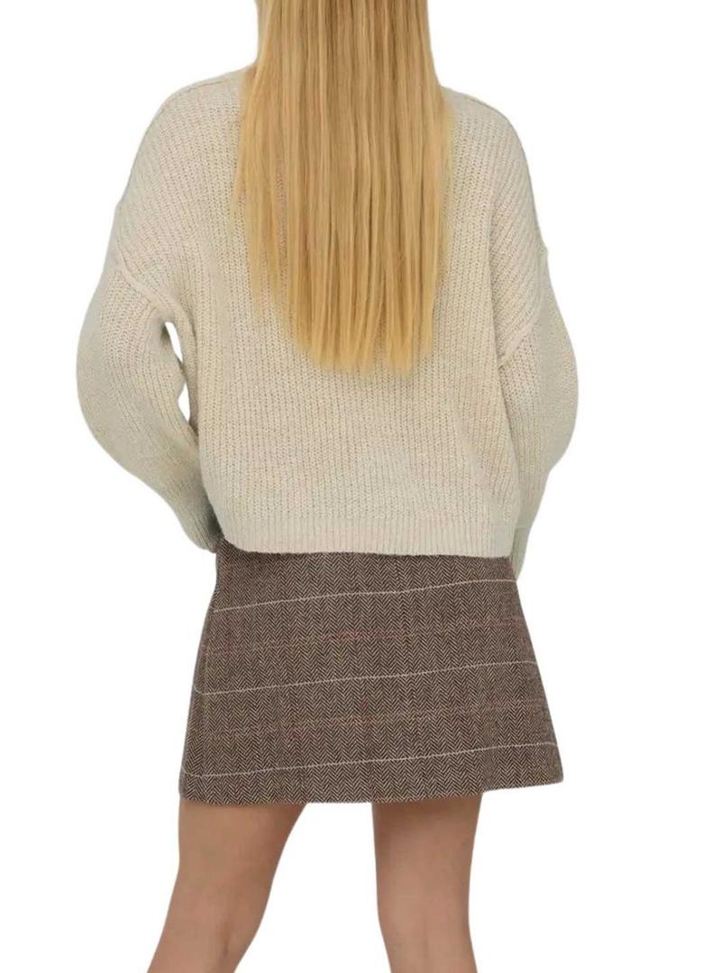 Camisola Only Mally bege para mulher.