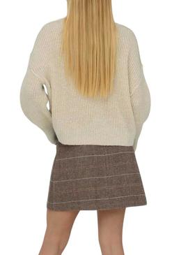 Camisola Only Mally bege para mulher.