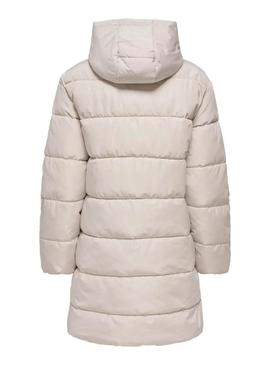 Casaco acolchoado branco Only Clair para mulher