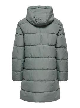 Casaco acolchoado Only Clair azul para mulher
