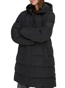 Casaco acolchoado Only Clair preto para mulher