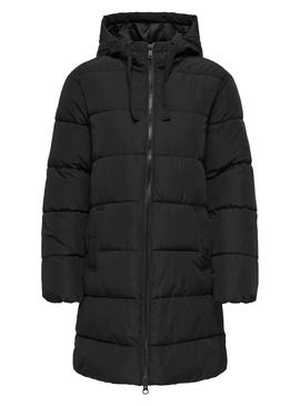 Casaco acolchoado Only Clair preto para mulher