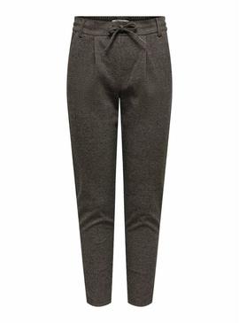 Calça Only Poptrash Gozi marrom para Mulher