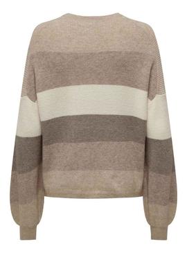 Camisola Only Latia cinza para mulher