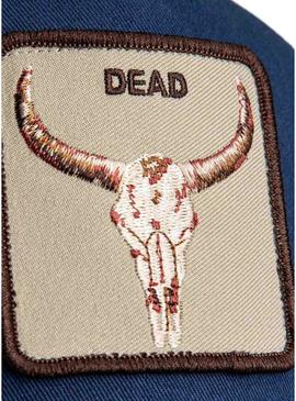 Boné Goorin Bros Two Tone Skull azul