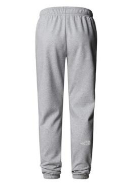 Calça de moletom cinza The North Face para mulher.