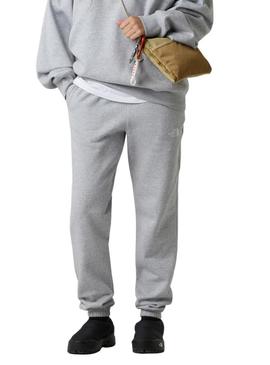 Calça de moletom cinza The North Face para mulher.