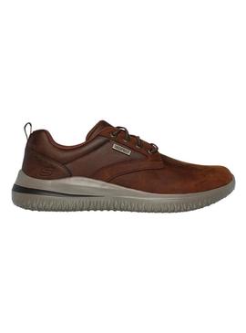 Sapatilhas Skechers Denton castanhas para homem