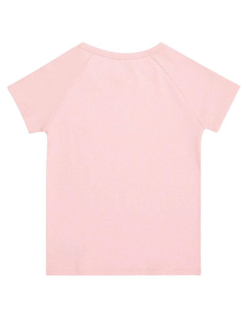 Camiseta Levis Boot rosa para menina
