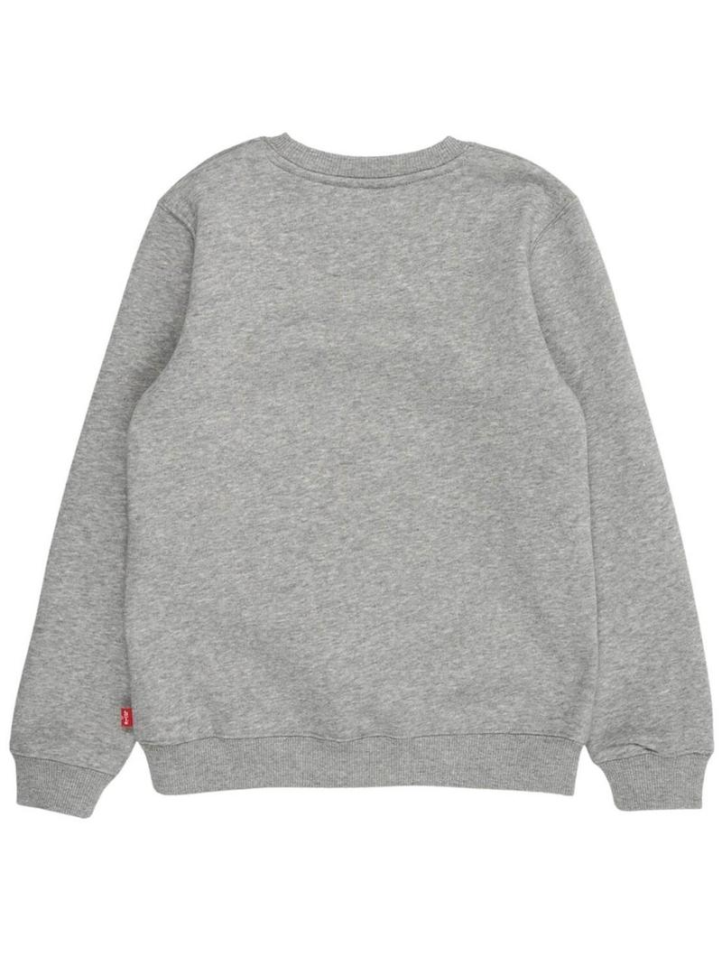 Moletom cinza Levi's Streamline para menino.