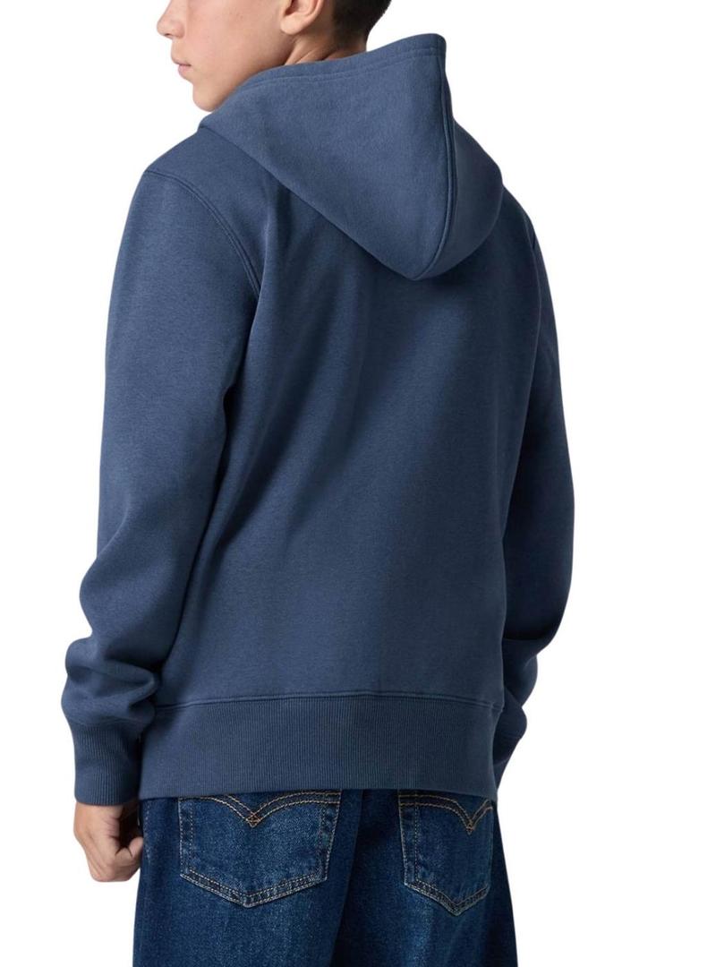 Moletom Levis Legendary azul para menino.
