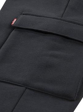 Jogger Levi's preto cargo para criança