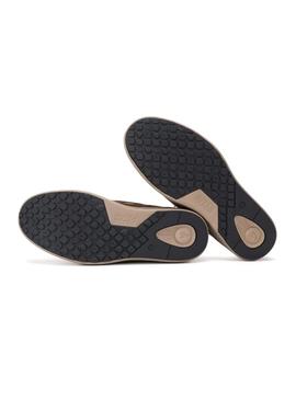 Sapatos náuticos Walkin Pitas Dakota caramelo para homem