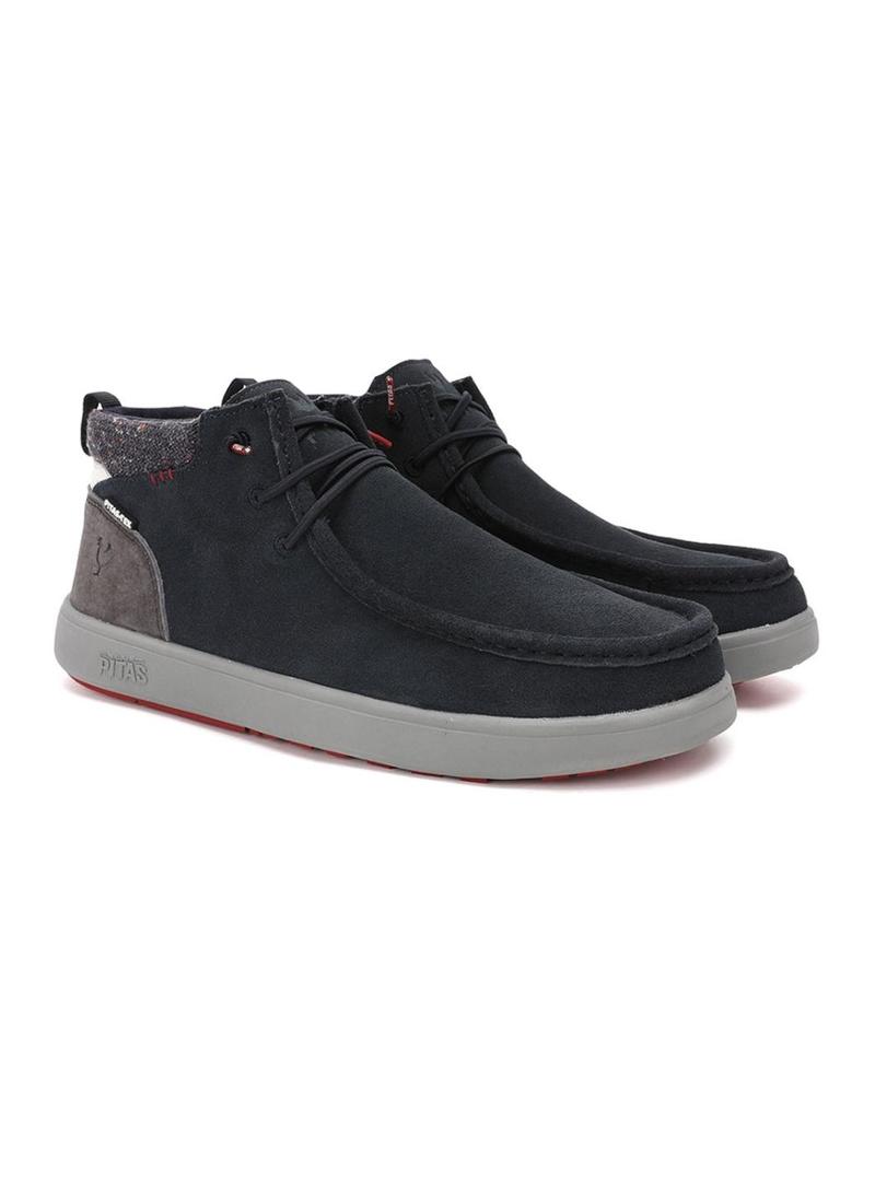 Botas Walkin Pitas Baikal azul marino para homem.