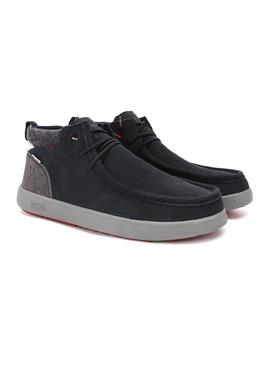 Botas Walkin Pitas Baikal azul marino para homem.