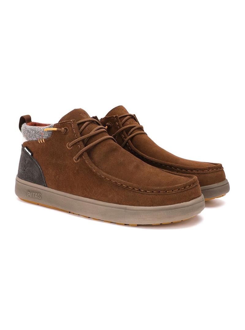 Botas Walkin Pitas Baikal camelo para homem.