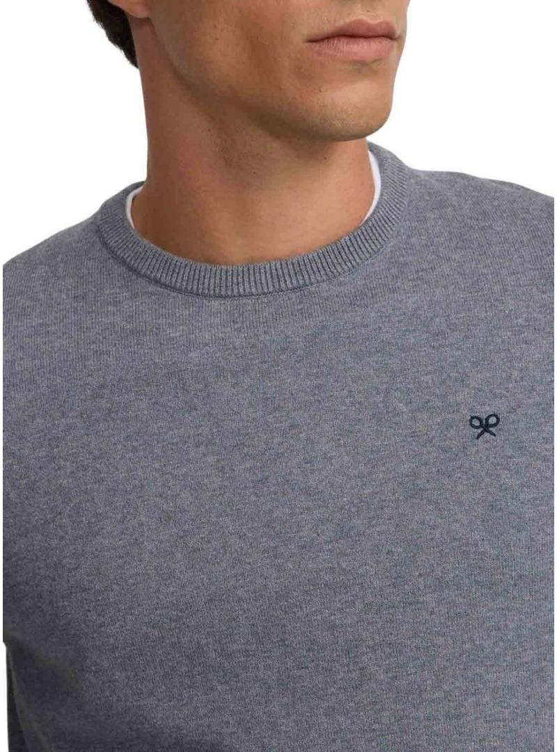 Camisola básica cinza Silbon para homem