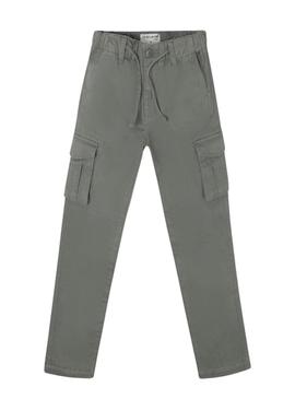 Calça cargo verde Silbon para menino.