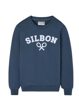 Moletom Silbon Raqueta azul para menino