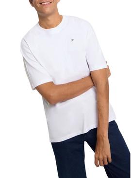 Camiseta Silbon Varsity club branca para homem.