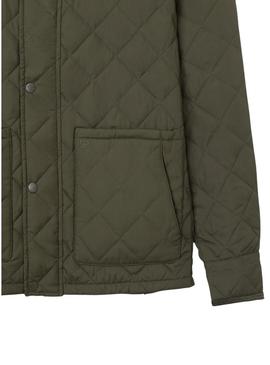 Jaqueta Silbon Field clássica verde para homem.