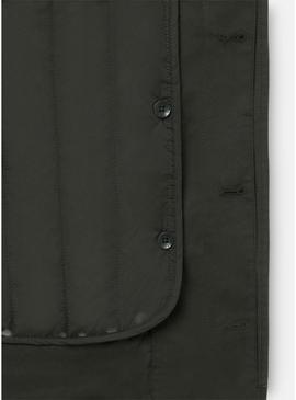 Trench coat verde Silbon para homem