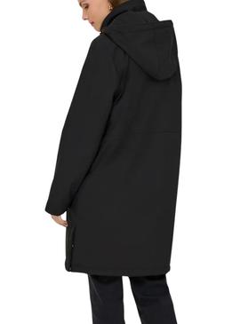Parka Only Kara preta para mulher.