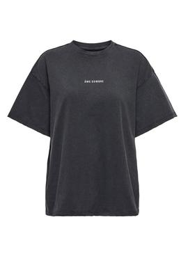 Camisa Only Kinna preta para mulher.