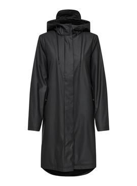 Capa de chuva preta Only Onlelisa para mulher