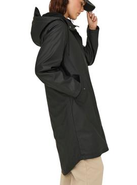 Capa de chuva preta Only Onlelisa para mulher