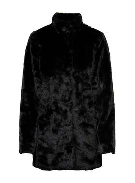 Jaqueta de pele sintético preto Only Onlvida para mulher.