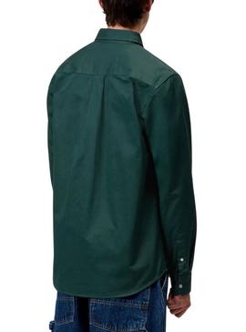 Camisa Carhartt WIP Madison verde para homem.