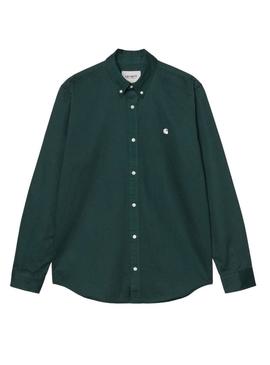 Camisa Carhartt WIP Madison verde para homem.