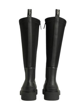 Botas Calvin Klein Rainboot Neoprene preta para mulher.