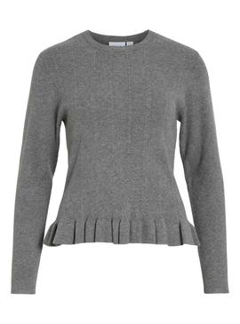 Camisola Vila Vinorthy cinza para mulher