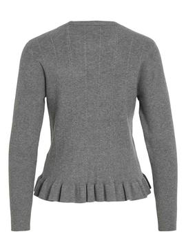 Camisola Vila Vinorthy cinza para mulher