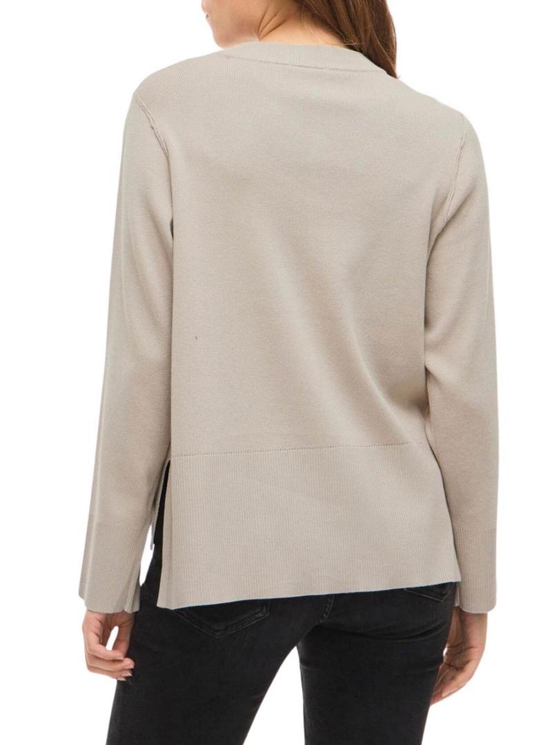 Camisola Vila Viostria bege para mulher