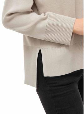 Camisola Vila Viostria bege para mulher
