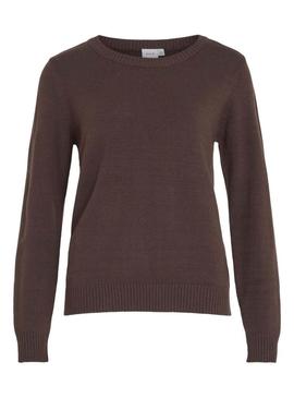 Camisola Vila Viril marrom para mulher