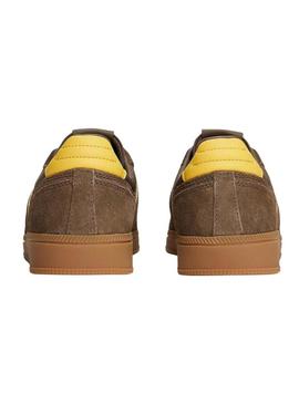 Sapatilhas Tommy Jeans The Greenwich castanhas para homem.
