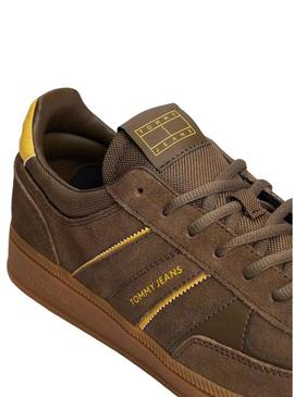 Sapatilhas Tommy Jeans The Greenwich castanhas para homem.