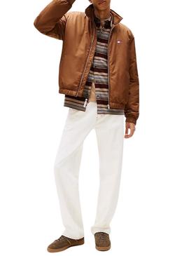 Sapatilhas Tommy Jeans The Greenwich castanhas para homem.