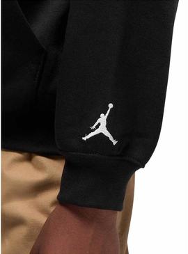 Moletom Jordan Air Has Landed preto para criança.