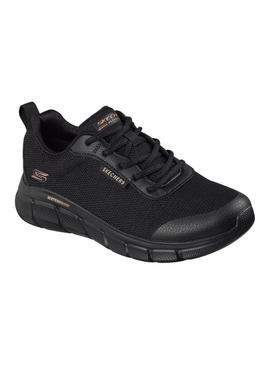 Sapatilhas Skechers Bobs Flex Waterproof preto para mulher