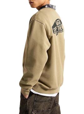 Moletom Vans Style 76 bege para homem