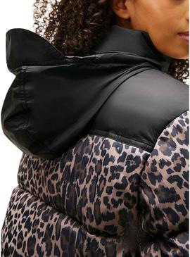 Jaqueta Tommy Jeans Leopard para mulher