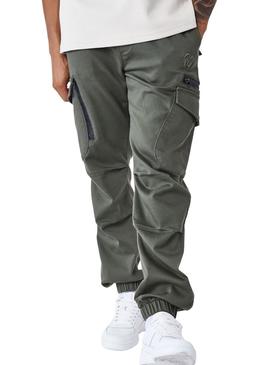 Calça cargo Project x Paris verde para homem.
