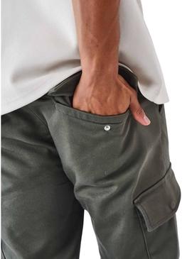 Calça cargo Project x Paris verde para homem.